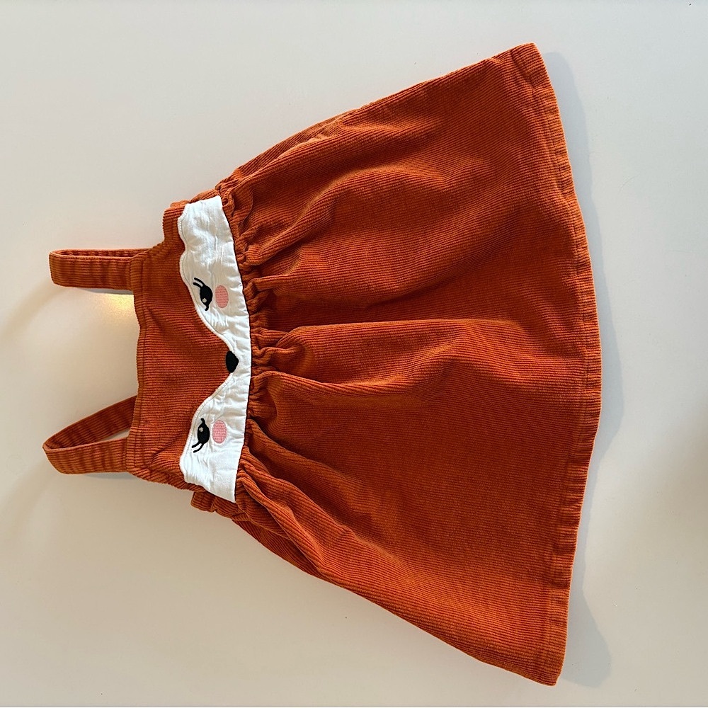 Gymboree 12-18m Adorable Fox Face Dress